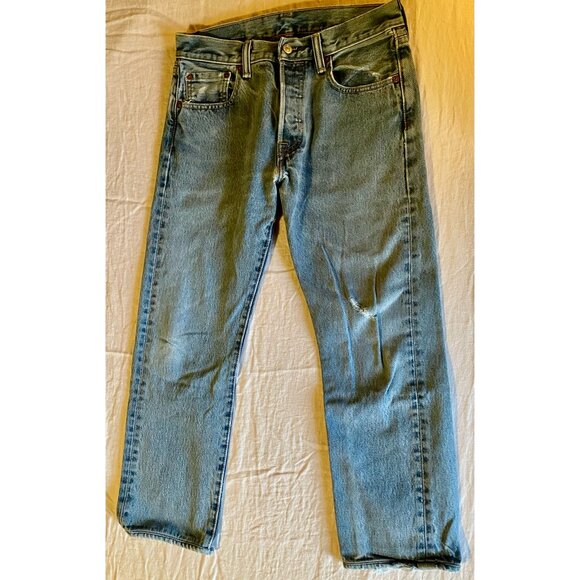 Vintage Distressed Low-Rise Levi's Mens 29 (Womens 26) - Picture 1 of 9